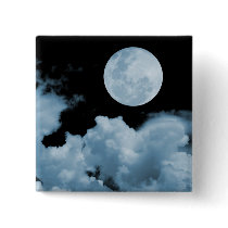 FULL MOON CLOUDS BLUE
