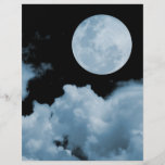 FULL MOON CLOUDS BLUE FULL COLOR FLYER