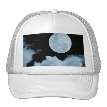 FULL MOON CLOUDS BLUE HAT