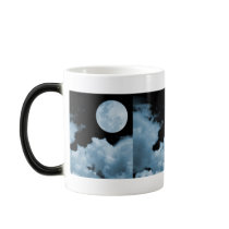 FULL MOON CLOUDS BLUE COFFEE MUG