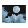 FULL MOON CLOUDS BLUE