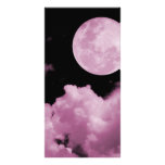 FULL MOON CLOUDS PINK photo cards