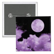 FULL MOON CLOUDS PURPLE BUTTON