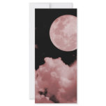 FULL MOON CLOUDS RED rack cards