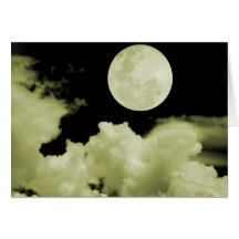 FULL MOON CLOUDS YELLOW CARDS