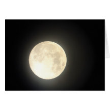 Full Moon Greeting Card