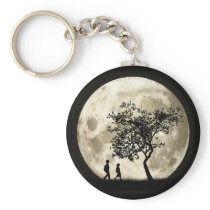 Full Moon Keychain