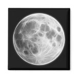 Full Moon Lunar Planet Globe Refrigerator Magnet
