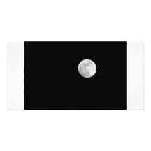 Full Moon Photo Card Template