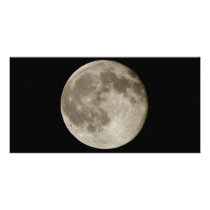 Full Moon Photo Card Template