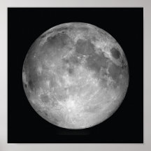 Full Moon Poster Print