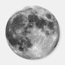 Full Moon Refrigerator Magnet
