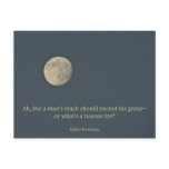 Full Moon Robert Browning Quote Postcards