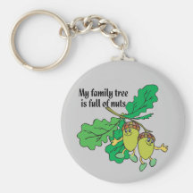 Full of Nuts Key Chain