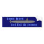 Full of Seamen Bumper Sticker
