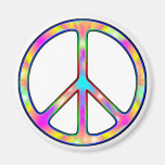 Full Psychedelic Peace Sign Magnet