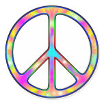 Full Psychedelic Peace Sign stickers