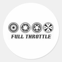 Full Throttle Band Merch Sticker