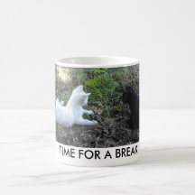Full Wrap-Around Mug with black and white kittens