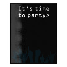 Fully customisable party invitation