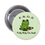 Fully Rely on God Button