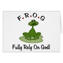 Fully Rely on God Card