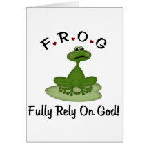 Fully Rely on God Card