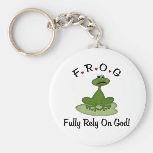 Fully Rely on God Keychain