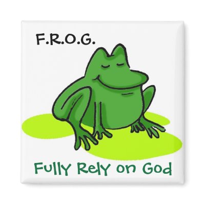 Fully Rely on God Refrigerator Magnet by KatrinaArt