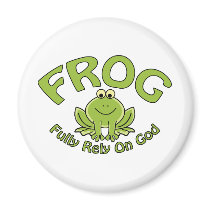 Fully Rely On God Magnets
