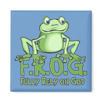 Fully Rely on God Magnet