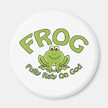 Fully Rely On God Magnets