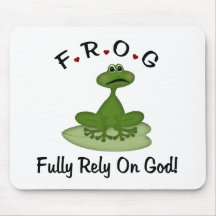 Fully Rely on God Mouse Pads