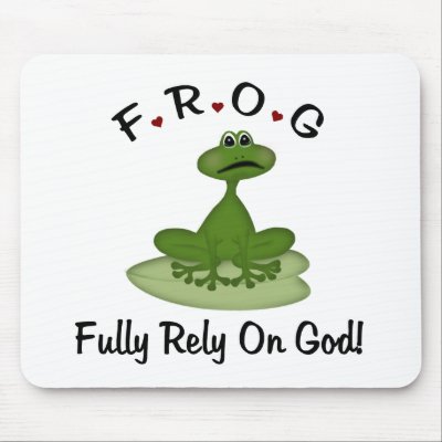 Fully Rely on God Mouse Pads by cooltees