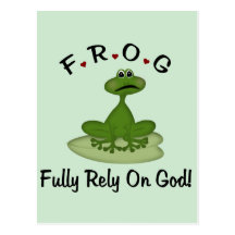 Fully Rely on God Post Card