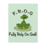 Fully Rely on God Post Card