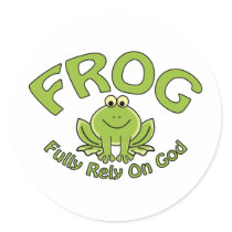 Fully Rely On God Sticker