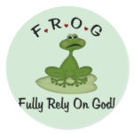 Fully Rely on God stickers