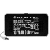 Fun 13th Birthday Party Greatest Thirteen Year Old Mp3 Speakers
