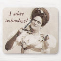 Fun 1800s Portrait from Eastern Europe mousepads