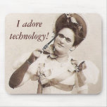 Fun 1800s Portrait from Eastern Europe mousepads