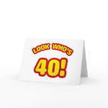 Fun 40th Birthday Presents cards