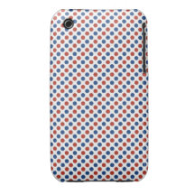 Fun 4th of July Red White and Blue iPhone 3 Case-Mate Case