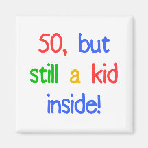 Fun 50th Birthday Humour Magnet