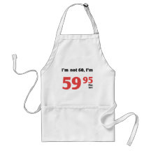 Fun 60th Birthday Plus Tax Aprons