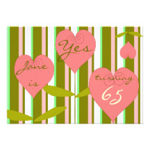 Fun 65th birthday Invitation