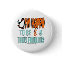 Fun 8th Birthday Gifts Pin