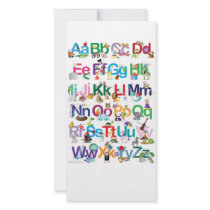 Fun Alphabet Photo Card