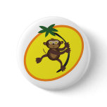 Fun and cute monkey buttons