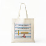 Fun Back to School Bag Notepaper, Pencil, Ruler, S